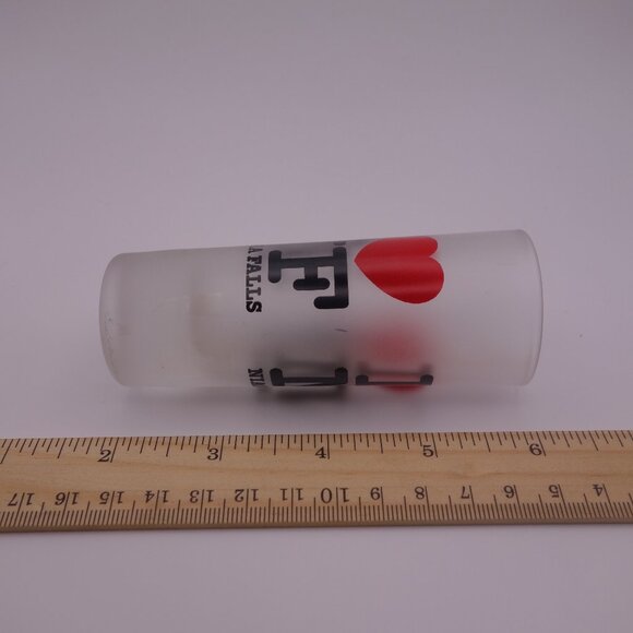 I Love Niagara Falls Smoked Shot Glass - Picture 8 of 12